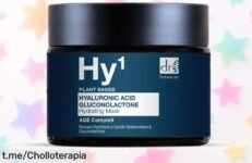 Mascarilla de ácido hialurónico y gluconolactona Dr Botanicals a precio rebajado, cuida tu piel con este super chollo que no querrás dejar escapar ¡Date el capricho que mereces!
