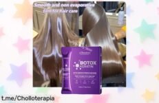 Mascarilla mágica con queratina para cabello rizado y dañado, ¡ahora a un precio rebajado que quita el hipo! Hazte brillar en 5 segundos antes de quedarte sin ella.