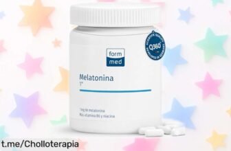 Melatonina FormMed 1 mg para dormir rápido y aliviar el estrés a precio rebajado, ¡aprovecha este super chollo y despierta renovado cada día!