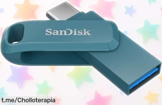 Memoria flash SanDisk Ultra Dual Drive 1 TB a precio rebajado, ¡tu compañera perfecta para guardar momentos! No pierdas esta oportunidad de conseguirlo ahora mismo.