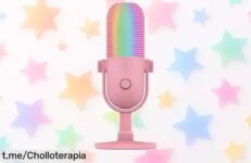 Micrófono USB Razer Seiren V3 Chroma con iluminación e impresionantes beneficios a precio de rebaja que hará que tu voz brille en cada stream, ¡no lo dejes escapar!