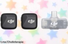 Micrófono inalámbrico dji Mic Mini con sonido nítido y batería de 11.5 horas a un precio rebajado; haz que tu voz resuene ya antes de que se acabe esta oportunidad única.