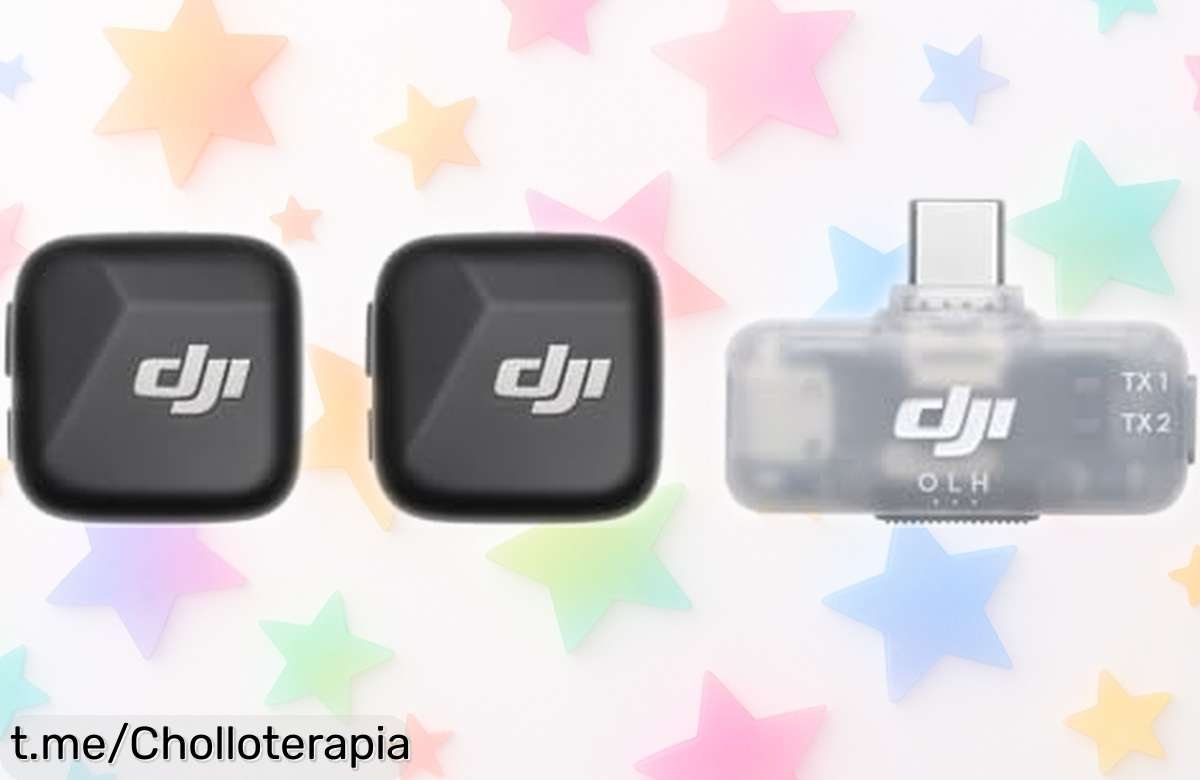 Micrófono inalámbrico dji Mic Mini con sonido nítido y batería de 11.5 horas a un precio rebajado; haz que tu voz resuene ya antes de que se acabe esta oportunidad única.