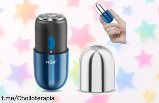 Mini afeitadora eléctrica recargable USBC, oferta increíble de precio rebajado: ¡afiátate suave y sin tirones para sentirte genial! Date prisa que vuelan.