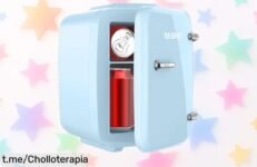 Mini frigorífico portátil Yashe 4 litros, ¡rebajado a precio loco! Lleva frescura y confort donde vayas. ¡Date prisa que se agotan!, tu mejor compañía en casa o viaje te espera.