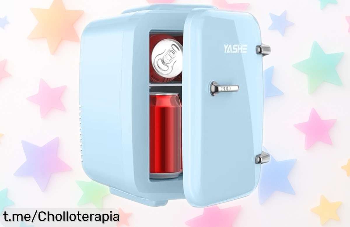 Mini frigorífico portátil Yashe 4 litros, ¡rebajado a precio loco! Lleva frescura y confort donde vayas. ¡Date prisa que se agotan!, tu mejor compañía en casa o viaje te espera.