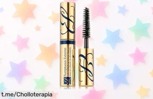 Mini máscara de pestañas Estee Lauder Sumptuous Extreme: ¡rebajada y perfecta para lucir una mirada intensa que deslumbra! No te lo pierdas, es tu momento de brillar ya.