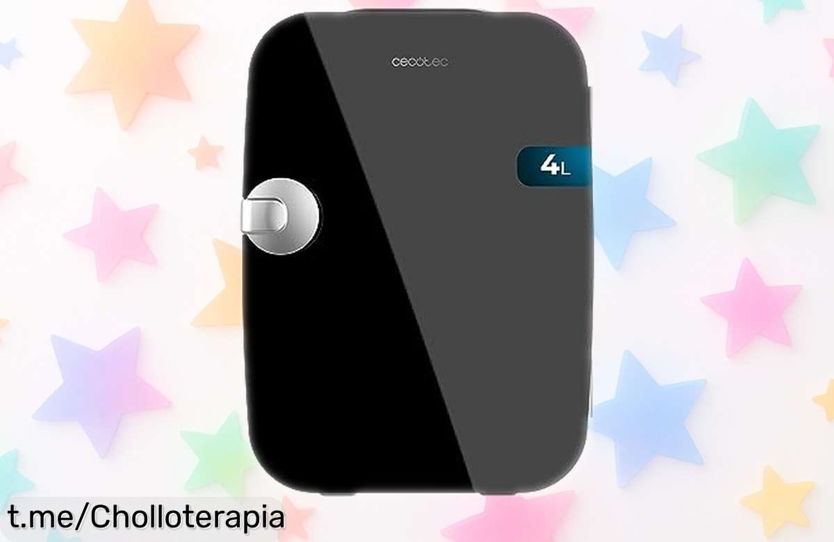 Mini nevera portátil Cecotec Bolero Río Black: enfría y calienta a tu gusto, ¡rebajada! Llévala donde quieras y disfruta de tus bebidas favoritas al instante. No te quedes sin ella.