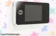 Mirilla electrónica digital de alta calidad con cámara 105° a un precio rebajado que ni te imaginas, instala fácil y asegúrate la tranquilidad en tu hogar ¡No te quedes sin ella!