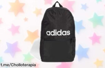 Mochila adidas Classic Black/White rebajada, perfecta para tu día a día y con estilo; no te quedes sin la tuya en esta oportunidad única de precios locos.