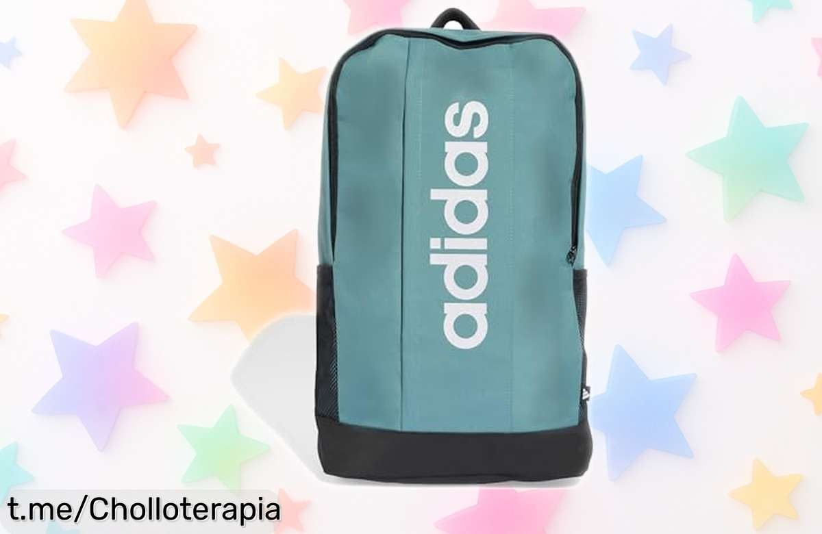 Mochila adidas unisex super espaciosa y segura, ¡ofertón increíble por precio muy bajo! Llévate todo sin preocupaciones, pero apúrate que se acaban rápido.