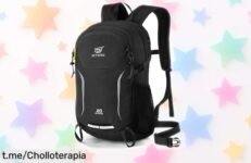Mochila de senderismo ligera Skyspers 20L con manual SOS a precio rebajado, ¡no te quedes sin la tuya para tus aventurillas al aire libre!