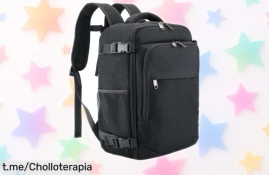 Mochila de viaje cabina para Ryanair y EasyJet en oferta limitada, ¡caída de precio increíble! Hazte la tuya ya y siente la libertad de explorar sin preocupaciones.