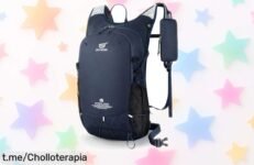 Mochila pequeña de senderismo SKYSPER con acceso rápido al móvil; ¡ofertón que no durará! Aprovéchala y siente la libertad en cada aventura o día a día.