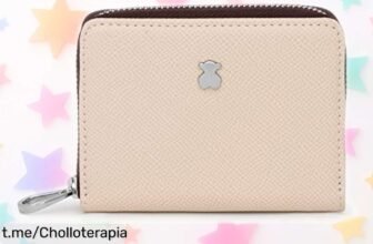 Monedero mediano New Dubai Saf Tri Beige con diseño elegante y resistente a un precio rebajado que no verás de nuevo; hazlo tuyo y deslumbra donde vayas antes de que se acabe esta oportunidad.