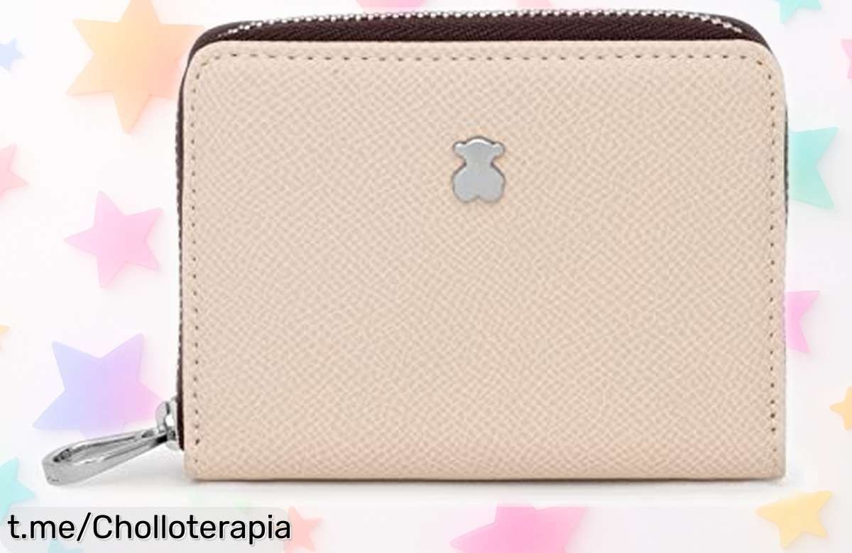 Monedero mediano New Dubai Saf Tri Beige con diseño elegante y resistente a un precio rebajado que no verás de nuevo; hazlo tuyo y deslumbra donde vayas antes de que se acabe esta oportunidad.