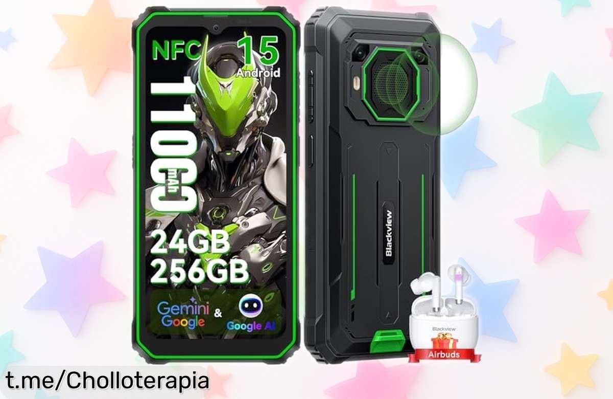 Móvil irrompible con batería monstruosa y 24GB RAM a precio rebajado, captura momentos pro hasta bajo el agua ¡Aprovecha este super chollo antes de que se agote!