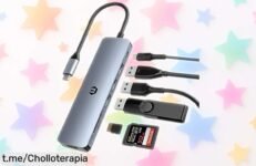 Multipuerto USB C 7 en 1 con HDMI 4K y carga rápida de 100W a un precio loco que no puedes dejar pasar, ¡descubre el poder de la tecnología y hazlo tuyo antes que se acaben!