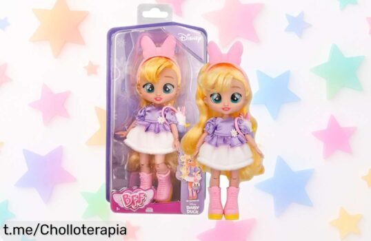Muñeca articulada Disney Daisy con detallados accesorios a precio rebajado, el super chollo que llenará de sonrisas la imaginación de los peques pronto.