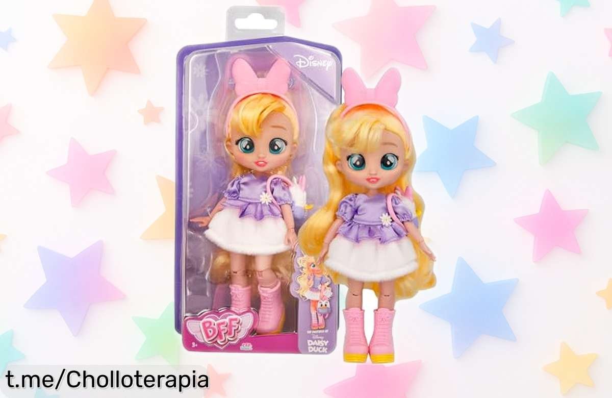 Muñeca articulada Disney Daisy con detallados accesorios a precio rebajado, el super chollo que llenará de sonrisas la imaginación de los peques pronto.