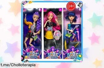 Muñeca decorativa de corazón con estilo kpop y cazadores de demonios, ofertón única que vuela del estante—regala magia a quien más amas antes que se acaben.