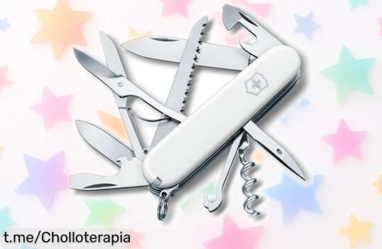 Navaja multiuso suiza Victorinox con 15 funciones esenciales, ¡ahora a un precio rebajado que no se repetirá! Hazla tu compañera inseparable antes de que desaparezca este super chollo.