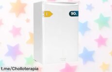 Nevera pequeña Cecotec con puerta reversible y temperatura ajustable a precio rebajado ¡Organiza tu cocina sin gastar de más! Oferta limitada que no querrás dejar pasar.