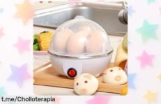 Olla automática para cocinar 7 huevos al vapor, un súper chollo que transforma tus desayunos con facilidad. ¡Aprovecha ya esta oferta limitada y saborea tus mañanas!
