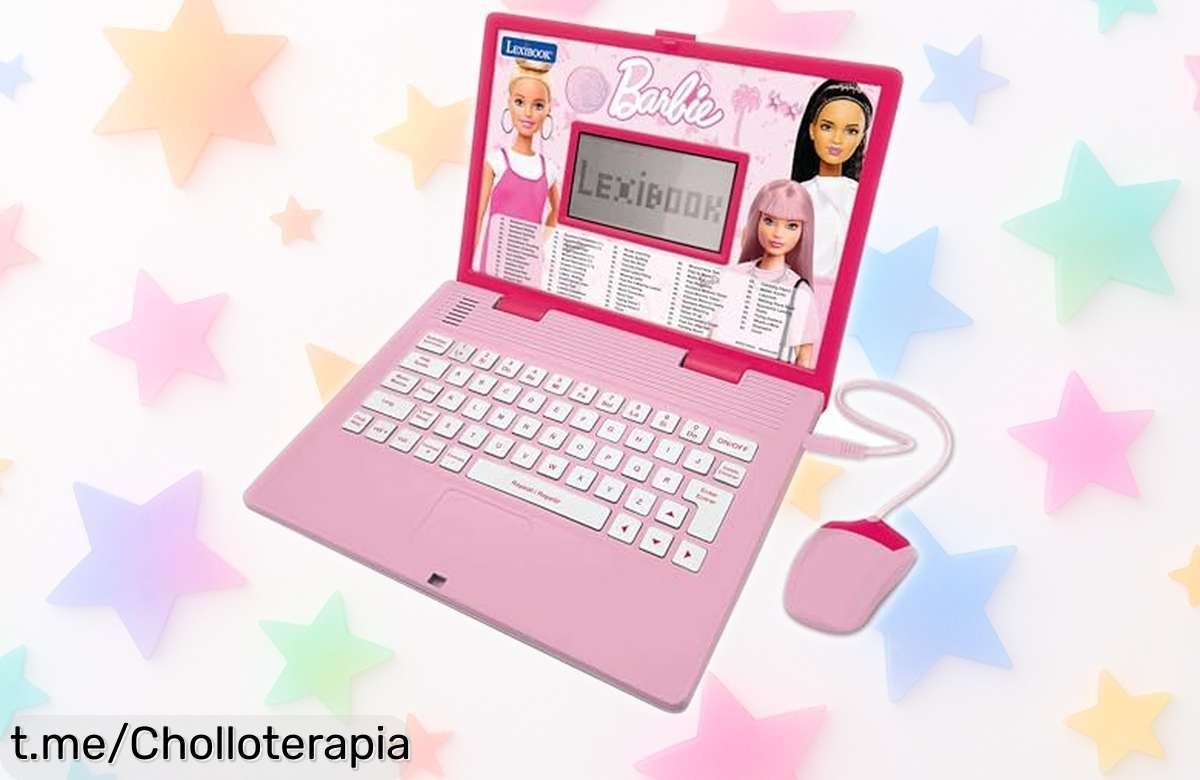 Ordenador educativo Lexibook Barbie: 124 actividades bilingües para aprender y divertirte. ¡Aprovecha este chollo antes de que se agoten!