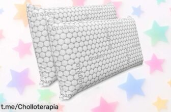 Pack 2 almohadas visco carbono antiestrés Somnia a precio rebajado: regálate momentos de tranquilidad y relax, ¡no dejes pasar esta oferta limitada!