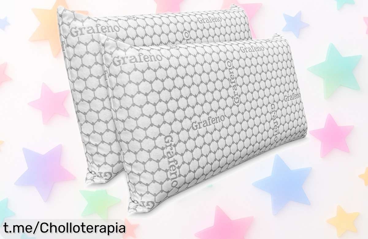 Pack 2 almohadas visco carbono antiestrés Somnia a precio rebajado: regálate momentos de tranquilidad y relax, ¡no dejes pasar esta oferta limitada!