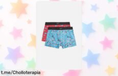 Pack 2 bóxers estampados señales Sockarrats con precio rebajado, ¡renueva tu armario y siente la alegría de llevar lo último! No te quedes sin los tuyos, volarán muy rápido.