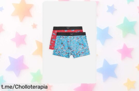 Pack 2 bóxers estampados señales Sockarrats con precio rebajado, ¡renueva tu armario y siente la alegría de llevar lo último! No te quedes sin los tuyos, volarán muy rápido.