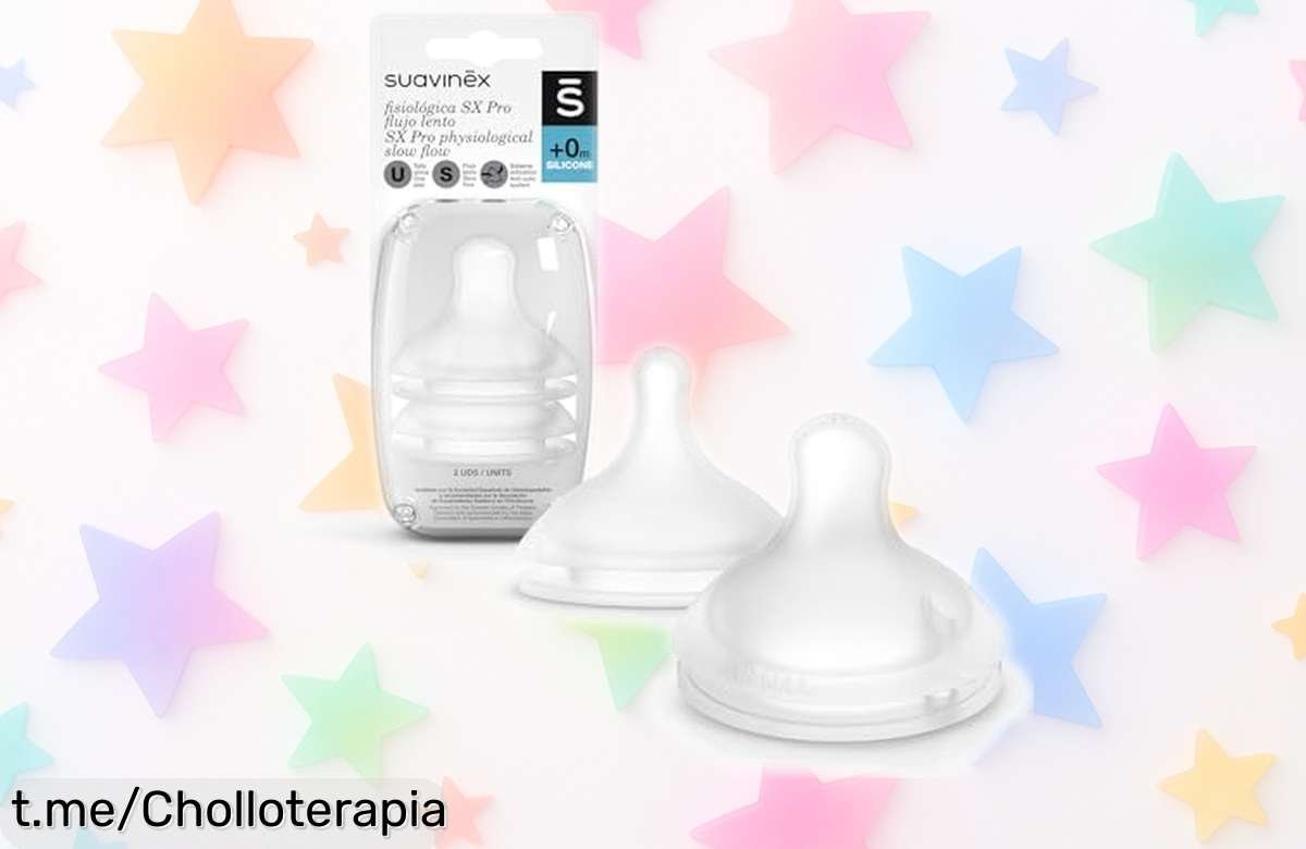 Pack 2 tetinas Suavinex anticólicos para bebé a precio rebajado: ¡cuida la sonrisa de tu peque y disfruta este super chollo antes de que se agote!