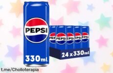 Pack 24 latas de Pepsi Zero y normal en oferta increíble para que disfrutes el sabor que amas hoy mismo, ¡no te quedes sin tu frescura a este precio rebajado!
