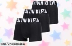 Pack 3 boxers Calvin Klein con algodón super flexible a precio rebajado, un super chollo que hará que te sientas seguro y con estilo cada día ¡aprópiate de los tuyos antes de que se acaben!
