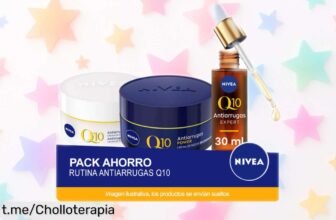 Pack ahorro facial NIVEA con serum antiarrugas Q10 y cremas de día y noche a precio loco, ¡olvídate de las arrugas y deslumbra con tu piel! Consíguelo antes que se agote.