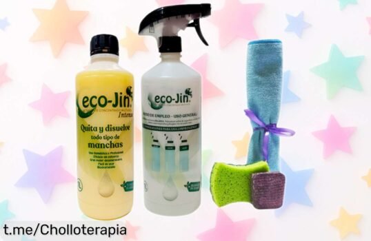 Pack completo ECOJIN de limpieza fácil con aroma irresistible a precio rebajado, un super chollo que hará brillar tu hogar: ¡aprovéchalo antes de que se acabe!