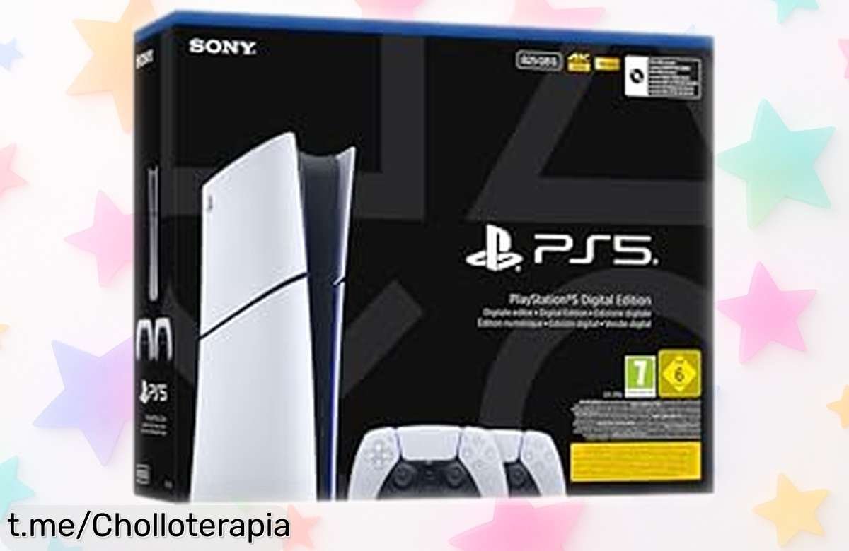 Pack consola PlayStation 5 con dos mandos DualSense, super chollo en oferta limitada para que disfrutes la diversión al máximo. ¡Hazlo tuyo antes de que se agote!