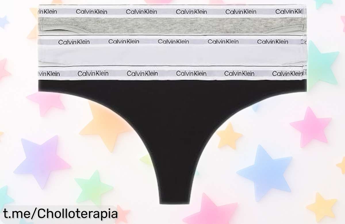 Pack de 3 braguitas tipo tanga Calvin Klein a precio rebajado; luce elegante y segura en cada paso. ¡No esperes más, esta oferta vuela y tú mereces ese toque especial!