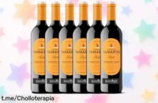 Pack de 6 vinos Altos de Tamaron Ribera del Duero a precio rebajado; sabor intenso y notas únicas que harán tus momentos inolvidables. ¡No te quedes sin el tuyo!