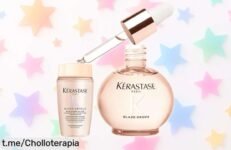 Pack ideal para pelo largo de Kérastase: aceite Gloss Absolu y Bain Hydra-Glaze a precio rebajadísimo. ¡Nutre tu melena ya y presume de brillo antes que se agote!