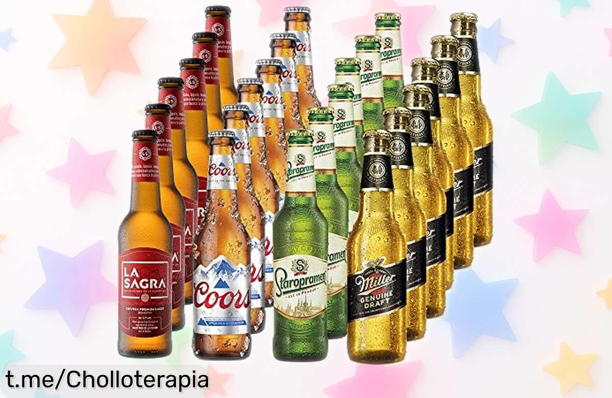 Packs de 24 botellas lager del mundo La Sagra a precio rebajado, sabores auténticos que impresionan ¡brinda y comparte con amigos antes de que se acaben!
