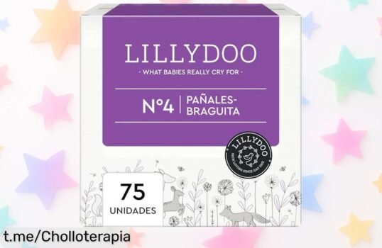 Pañales-braguita Lillydoo talla 8, la solución perfecta para pieles sensibles: ¡descuento brutal y 75 unidades de tranquilidad que no puedes dejar escapar!