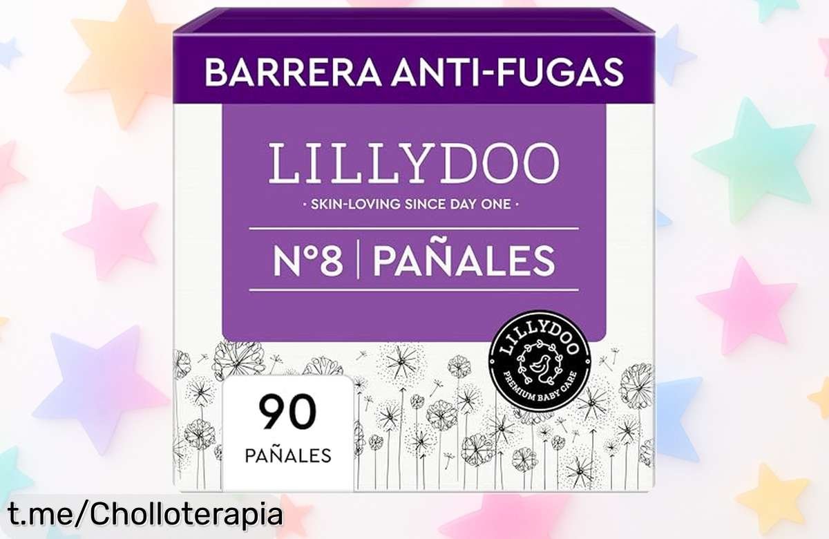 Pañales delicados Lillydoo talla 8 con absorción increíble ¡Caja de 90 unidades a precio rebajado! No te quedes sin ellos y cuida a tu peque, corre antes que se agoten.