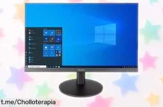 Pantalla LED de 24” con HDMI en negro a precio loco, imágenes nítidas y colores increíbles. ¡No te pierdas este chollazo! Aprovéchalo ya antes de que se agote la oferta.