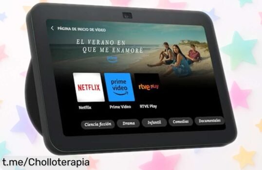 Pantalla inteligente Echo Show 8 con sonido envolvente y cámara top a precio rebajado, corre por este super chollo que cambiará tu forma de conectar y disfrutar en casa.
