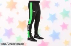 Pantalones Joma Championship IV en negro y verde flúor a precio loco, ¡rebajados solo por tiempo limitado! Sé el centro de atención con esta oferta irresistible.