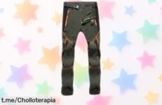 Pantalones de montaña térmicos e impermeables para hombre en oferta limitada, super chollo que te protege del frío y el terreno, ¡no lo dejes escapar o te arrepentirás!