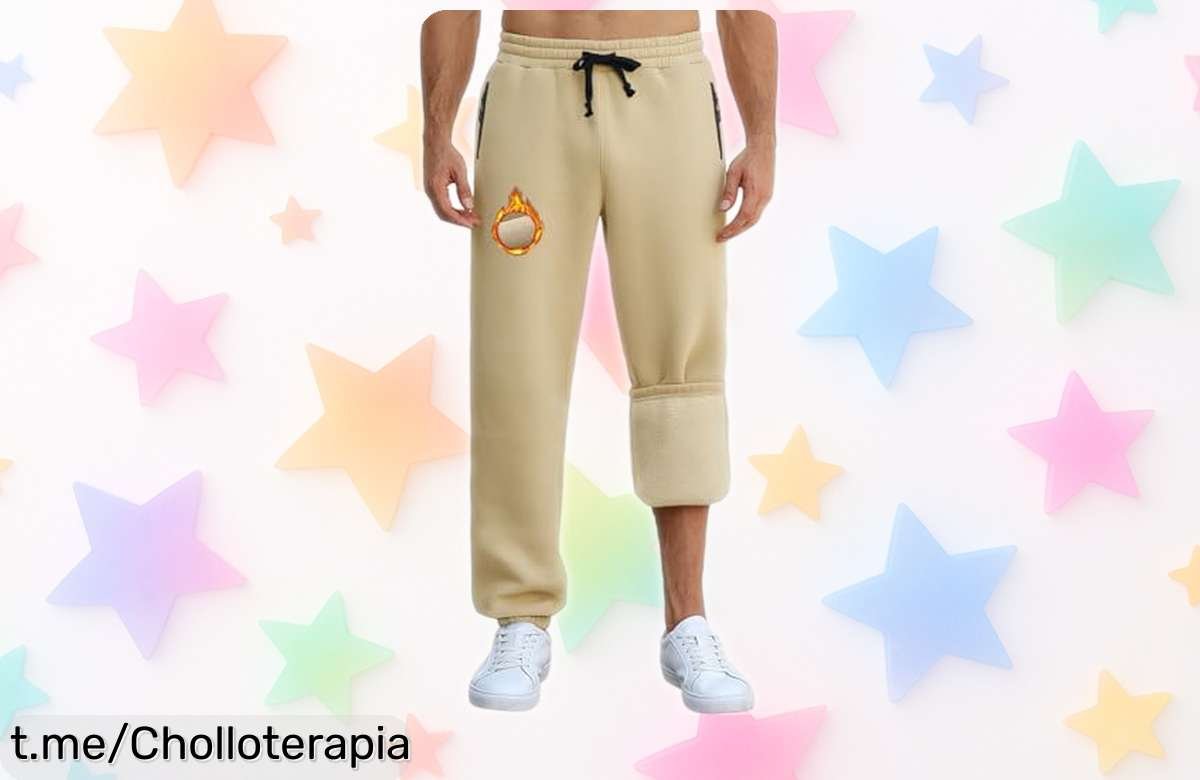Pantalones jogger para hombre con forro sherpa súper cálidos, ahora a un precio loco y perfectos para tus entrenos: ¡no dejes pasar esta oferta que se van volando!